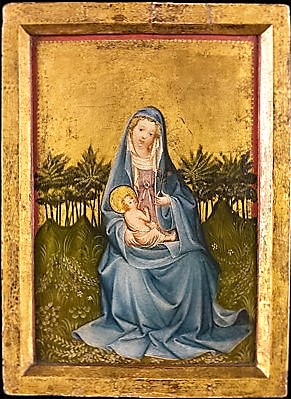 Meister mit dem KInd im Grünen