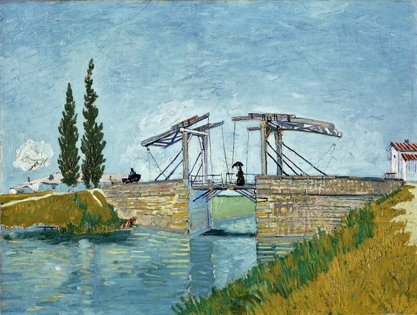 Gogh, Vincent van, Die Zugbrücke, Öl & Leinwand, 1888 (Köln, Wallraf-Richartz-Museum + Fondation Corboud, WRM 1197. (Foto: © Rheinisches Bildarchiv Köln, Irouschek, Sonja, rba_d000216)