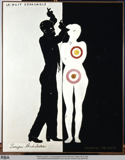 Picabia, Francis, La nuit espagnole, Ripolin &amp; Leinwand, 1922 (Köln, Museum Ludwig, ML 01299.  (Foto: © Rheinisches Bildarchiv Köln, Buchen, Helmut, rba_d000106)