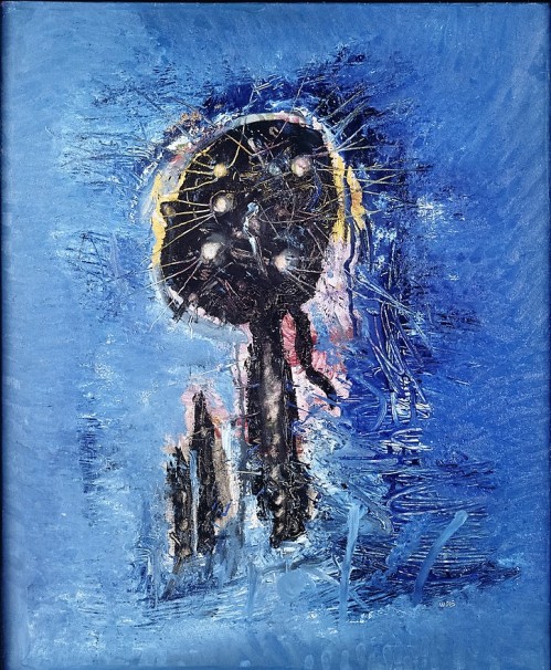 Wols, Le fantôme bleu, Öl &amp; Leinwand, 1951 (Köln, Museum Ludwig, ML 10015.  (Foto: © Rheinisches Bildarchiv Köln, rba_c001180)