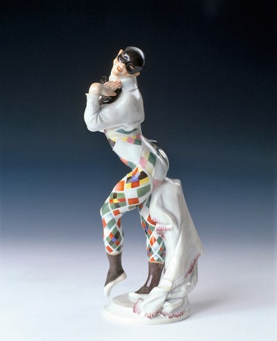 Königliche Porzellanmanufaktur Meißen, Harlekin, Porzellan, Meißen, 1924/1925 (Köln, Museum für Angewandte Kunst Köln, E 4613.  (Foto: © Rheinisches Bildarchiv Köln, rba_c017222)